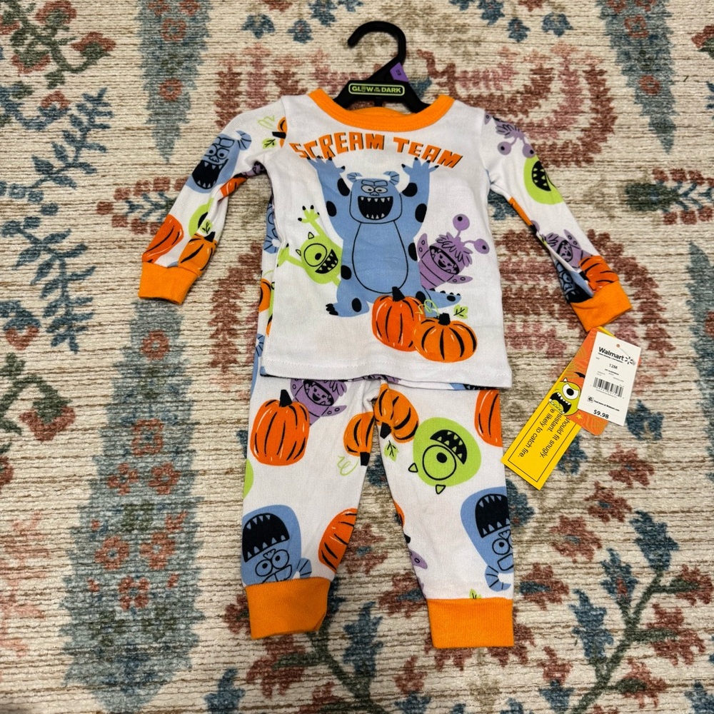 Disney Pixar Monsters Inc Pajamas 12M